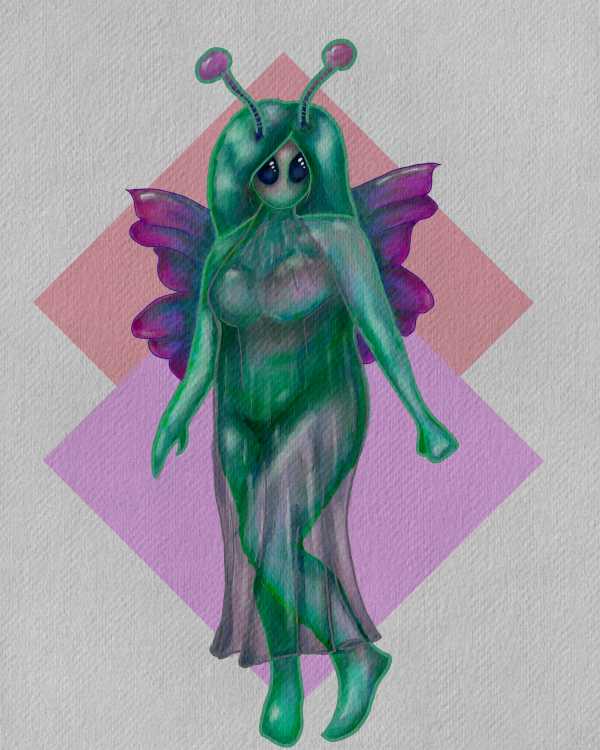 Alien Bug Lady