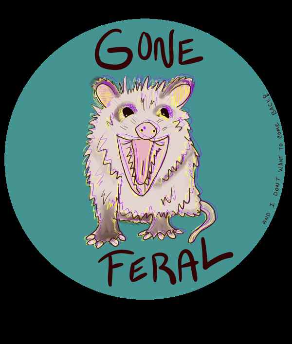 Gone Feral - Glitter Finish
