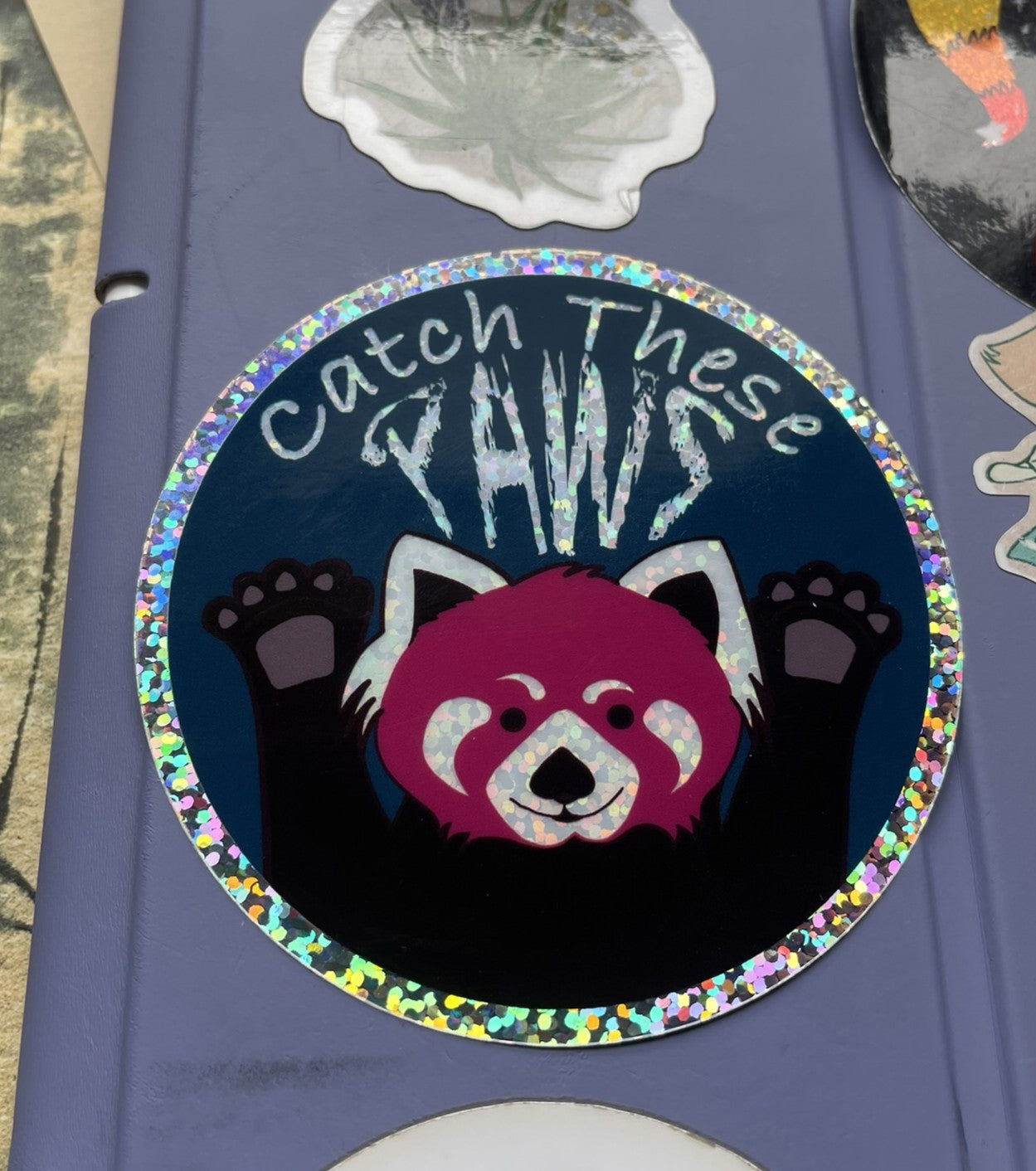 Catch These Paws - Glitter Finish