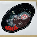 Space Red Panda - Kiss Cut
