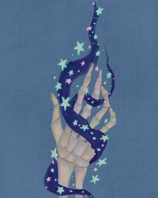 Skeleton Stars (Blue)